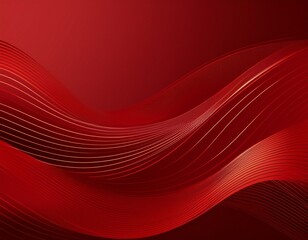 red abstract wave shapes on dark red background award ceremony and luxury event concept image for certificate diploma invitation and presentation background with copy space
