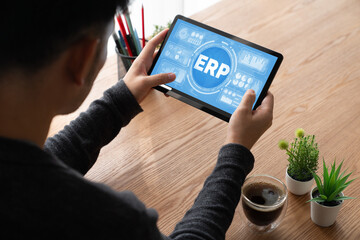 ERP enterprise resource planning software for modish business to plan the marketing strategy