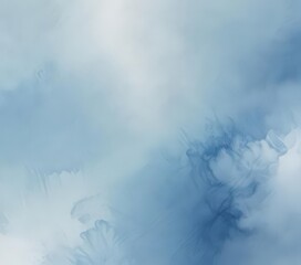 Naklejka premium Subtle, dreamy blue watercolor wash, soft edges , artwork, calm, creative