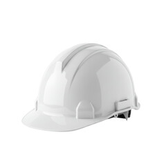 White Hard Helmet isolated on transparent background , Construction worker Hat PNG 