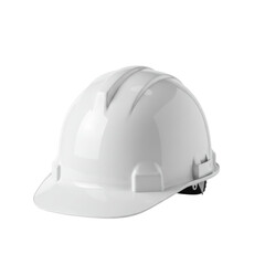 White Hard Helmet isolated on transparent background , Construction worker Hat PNG 