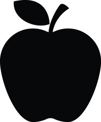 Flat Style Apple Vector Illustration