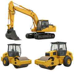 PNG, construction equipment set 