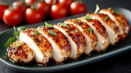 Sliced Chicken Breast with Tomatoes
