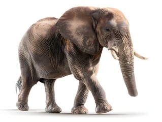 Obraz premium elephant isolated on a white background