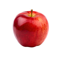 red apple isolated on white