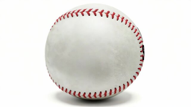 Baseball New Season Announcement - A close-up shot of a baseball with the words "NEW SEASON" printed on its side. The baseball is positioned against a clean white background, emphasizing the text.