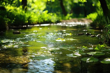 Fototapeta premium Tranquil forest stream
