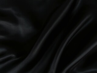 Obraz premium Dark fabric with soft folds and subtle light creating a smooth texture.