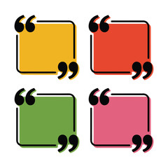 Colorful Quote Boxes