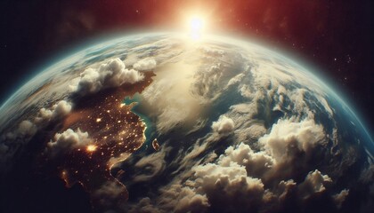 Earth seen from space