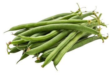 Fototapeta premium Fresh Green Beans Transparent PNG
