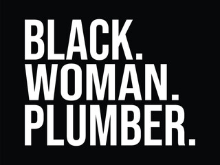 Black Woman Plumber