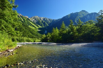 信州 上高地の夏景色