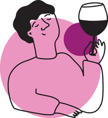 Winemaking. The process of making wine. Drawing, engraving, ink, line art, vector	
