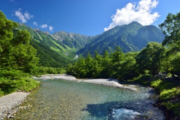 信州 上高地の夏景色