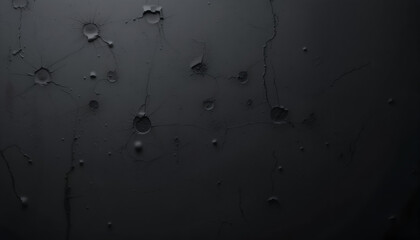 Cracked and Pitted Surface Dark Textured Background with Imperfections