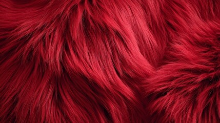 Fototapeta premium Red fur texture