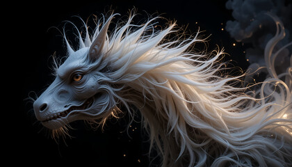 Guardian of the Night The Majestic White Wolf