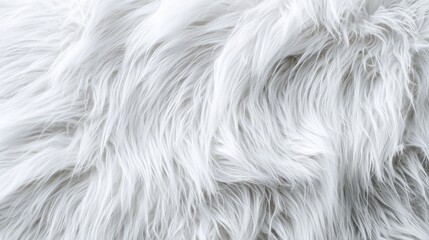 Soft white fur texture