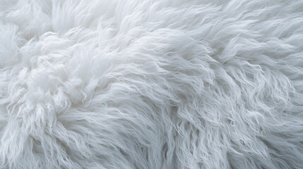 Soft white fur texture