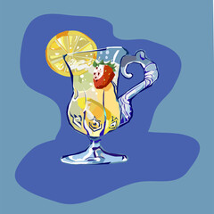 Napój – ilustracja wektorowa © Laura