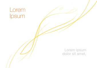 vector presentation folder banner template with organic theme