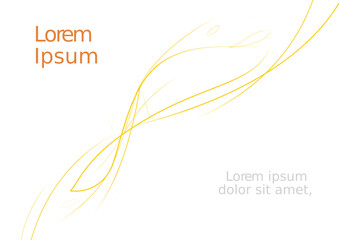 vector presentation folder banner template with organic theme