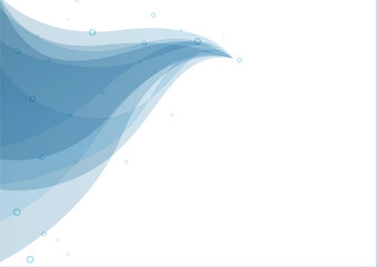 abstract blue background with waves