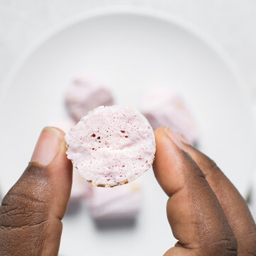 Overhead view of Nigerian Balewa candy