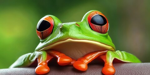 photo of sleeping frog 