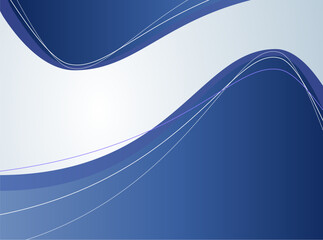 abstract blue background with waves