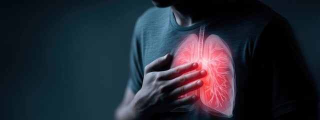 Lungs issue: respiratory pain, chest discomfort, breathing trouble, pulmonary strain, oxygen difficulty, organ distress, cough irritation, inflammation, health concern, shortness of breath.