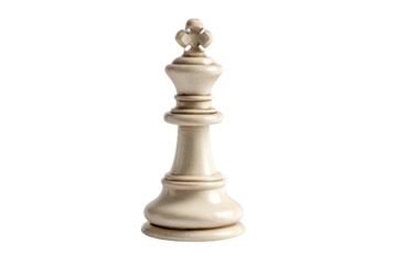 PNG Elegant wooden chess queen piece isolated on white background