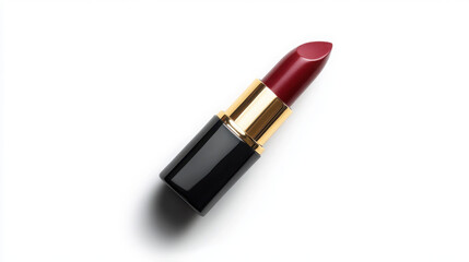 Obraz premium Stroke of Beautiful Lipstick Isolated on White