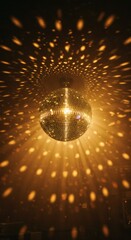 Disco ball party lights background for dance club and celebration event photography and design resource