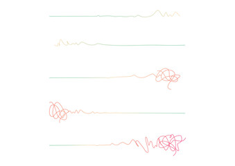 vector abstract tangled lines