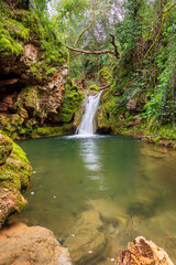 waterfall cascada agua landscape paisaje natural trekking
