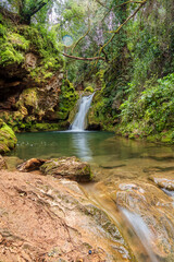 waterfall cascada agua landscape paisaje natural trekking