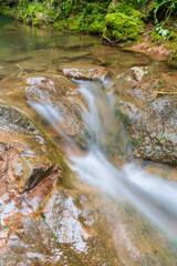 waterfall cascada agua landscape paisaje natural trekking
