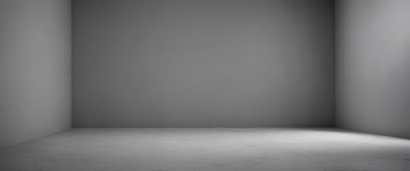 Obraz premium Minimalist grey studio backdrop, ideal product photography, simple, high-quality, subtle