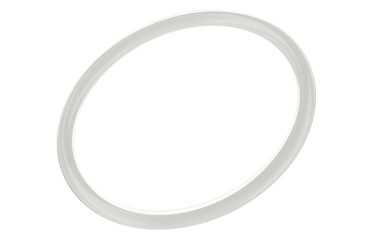 Contraceptive Vaginal Ring. 3D rendering isolated on transparent background