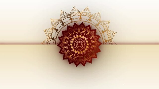 Calming Seamless Mandala Loop