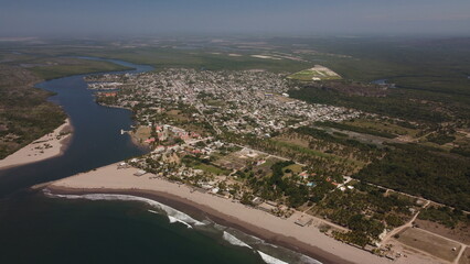 Eclipse en san blas nayarit mexico