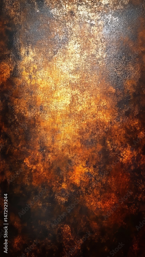 Poster the description is of an abstract background with mottled textures and warm earthy color tones that 