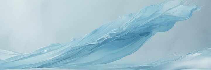 Abstract light blue watercolor, subtle brushstrokes  Smooth, calm, flowing water effect ,  paint,  blue