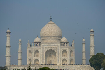 Taj Mahal in Agra Uttar Pradesh is a top tourism attraction of India and is a Mausoleum of Love