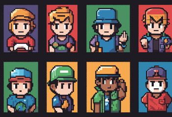 Pixel style Aesthetic Graphic Design for T shirt Street Wear and Urban Style