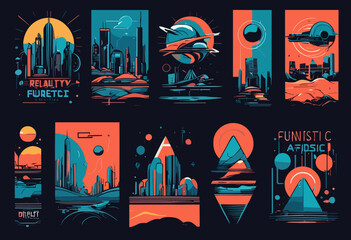 reality futuristic t shirt design, vector graphic, typographic poster or tshirts street wear and Urban style