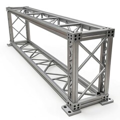 metal ladder isolated on white background